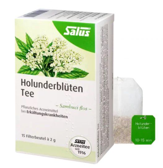 HOLUNDERBLÜTEN Arzneitee Sambuci flos Salus Fbtl.